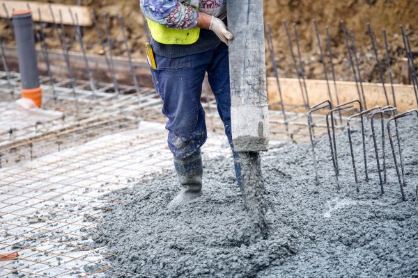 Cabin Foundation Pouring in Cheyenne